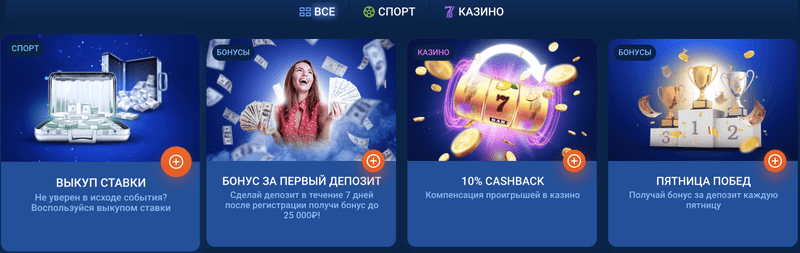 Виды бонусов